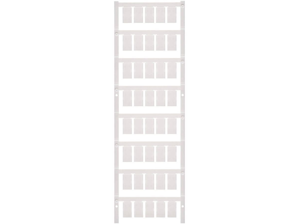 Gerätemarkierer Weidmüller MultiCard ESG steckbar 17×10mm PA66 weiss