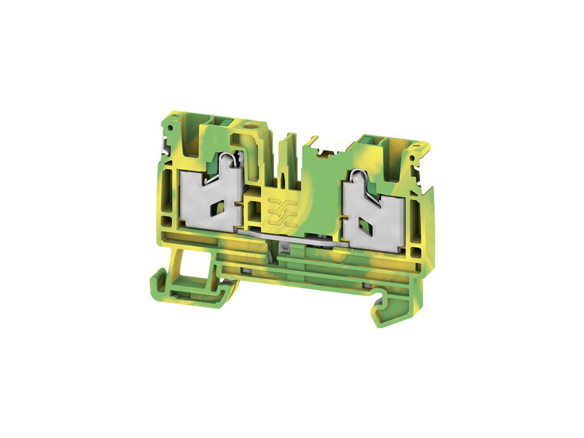 Schutzleiter-Reihenklemme WM S2C 0.75…4mm² Snap-in TH35 gn/gb