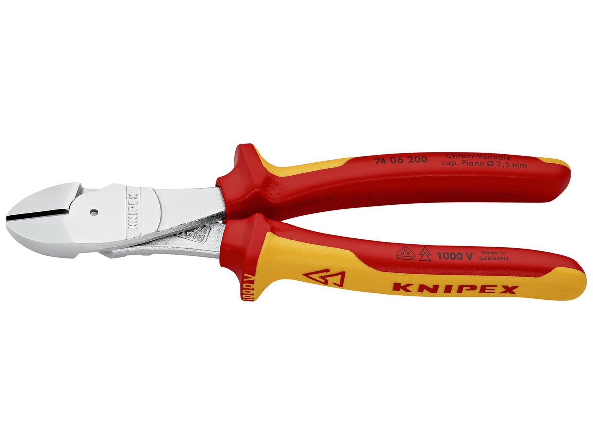 Kraft-Seitenschneider KNIPEX, 200mm