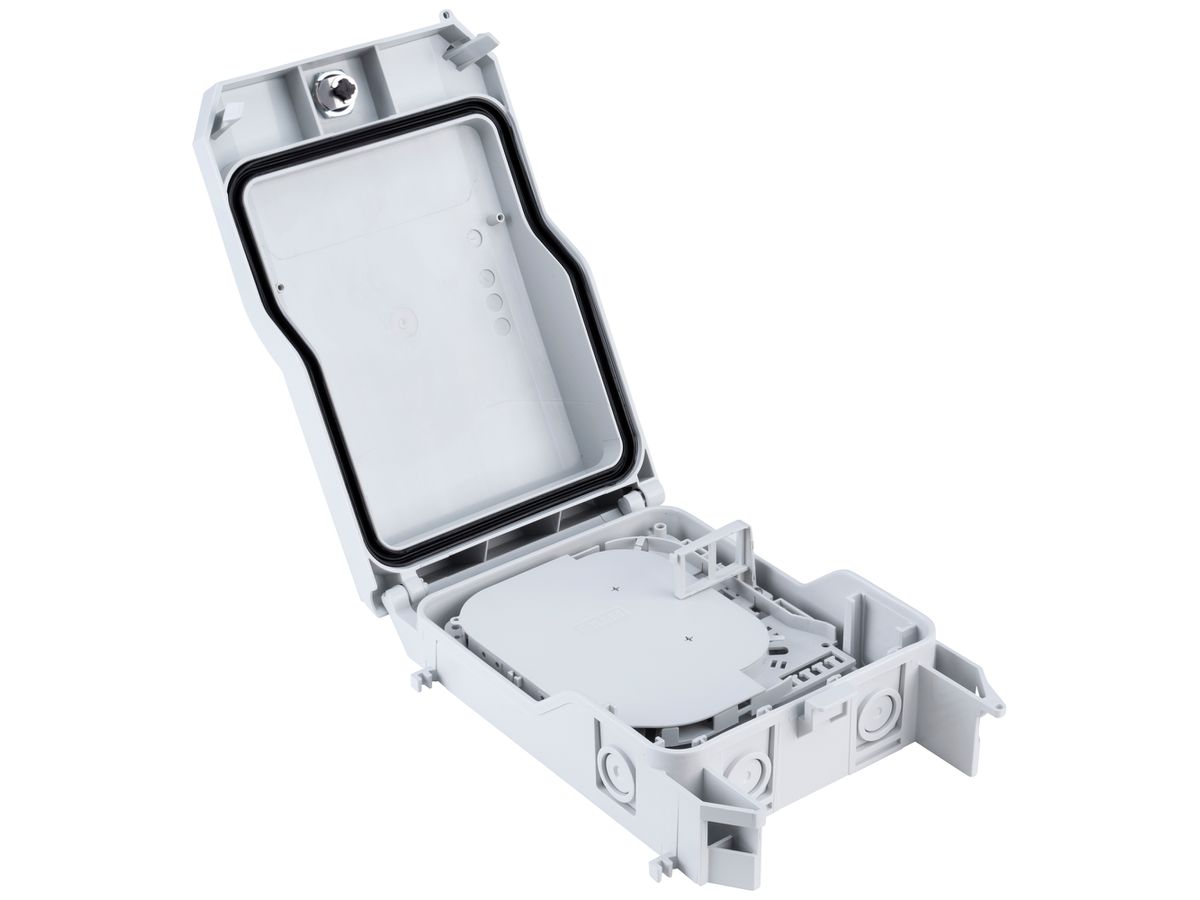 Spleissbox R&M Polaris-box 4 SCM OTO@BEP HAK 1 IP65 weiss