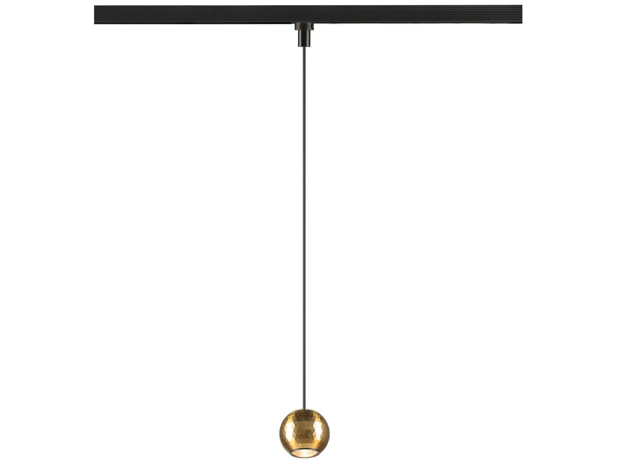 LED-Pendelleuchte SLV DYSKO 7W 750lm 2700K DIM Ø54mm schwarz