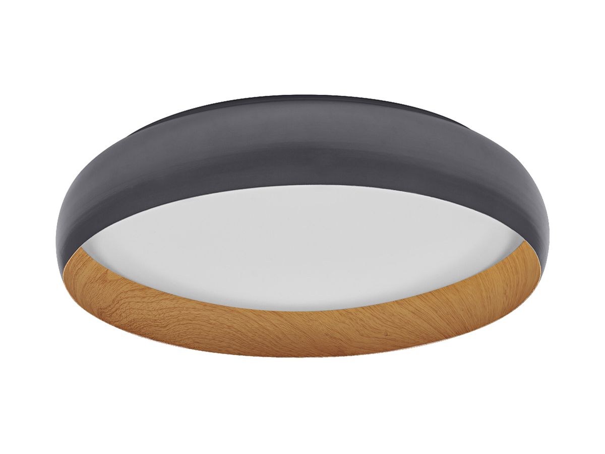 LED-Deckenleuchte LEDVANCE Orbis Livia 36W 2000lm 830 Ø520×115mm grau/Holz