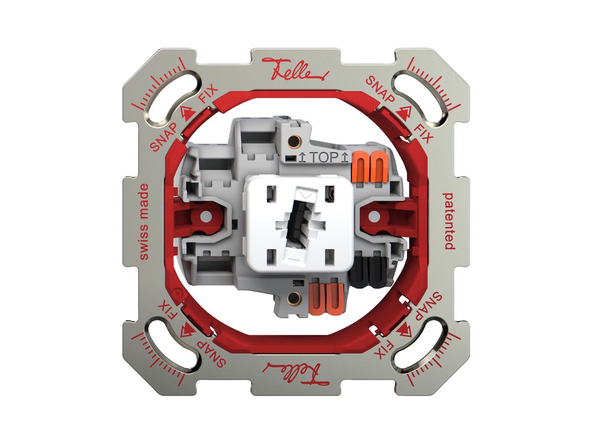 UP-Druckschalter Feller SNAPFIX® Aus/Wechsel 3/1L