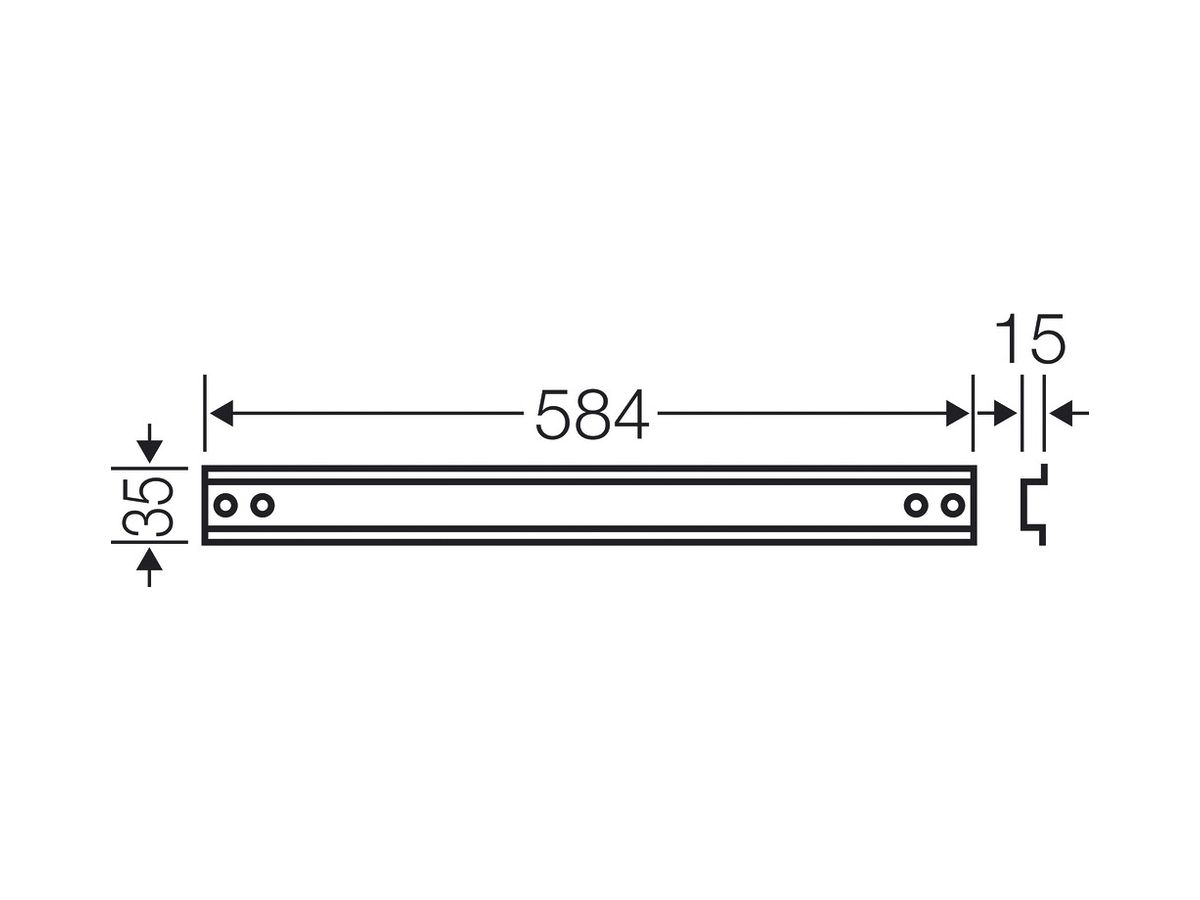 Profilschiene Hensel MITS60