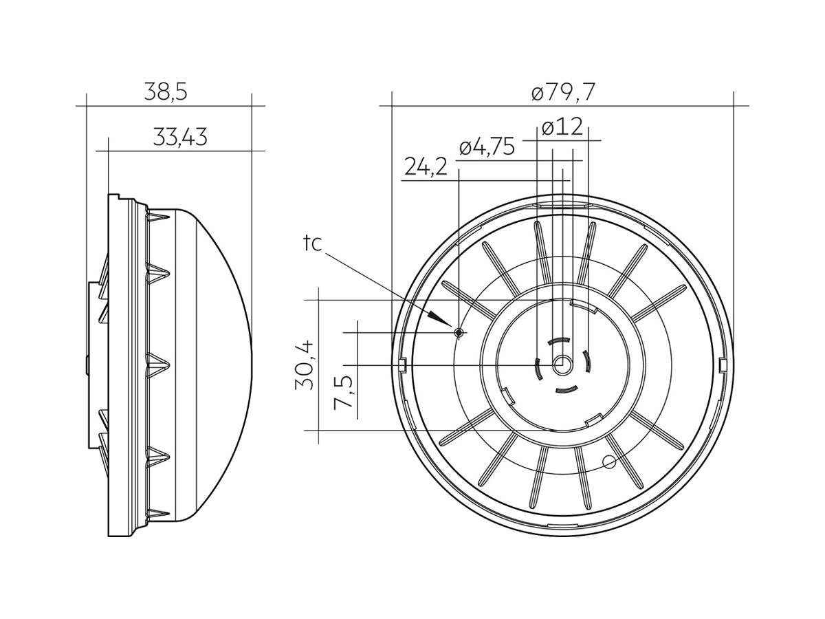 Funkmodul Tridonic basicDIM Signalverstärker 43.4×79.7mm