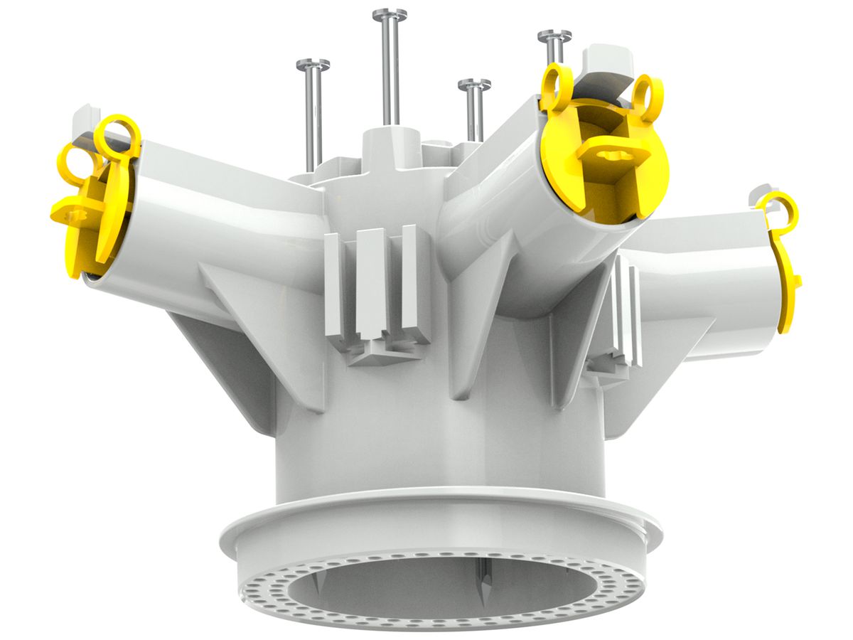Lampendübel Morach-Technik Crallo-Star Beton 3 Rohr Ø65mm