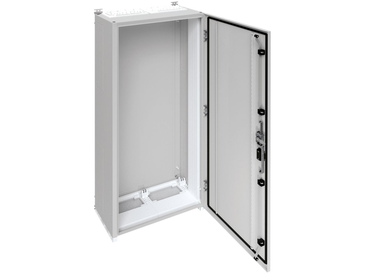 Wandschrank Hager univers mit Volltür SK I IP55 1400×550×275mm RAL 7035