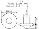 UP-Präsenzmelder ESYLUX PD-C 360i/8, mit WINSTA Code A, weiss