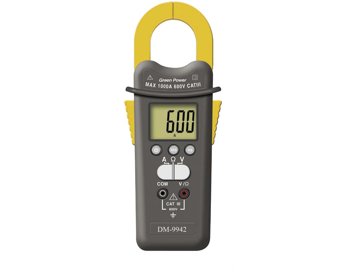 Hybrid-Zangenmultimeter DM9942 funktioniert ohne Batterien
