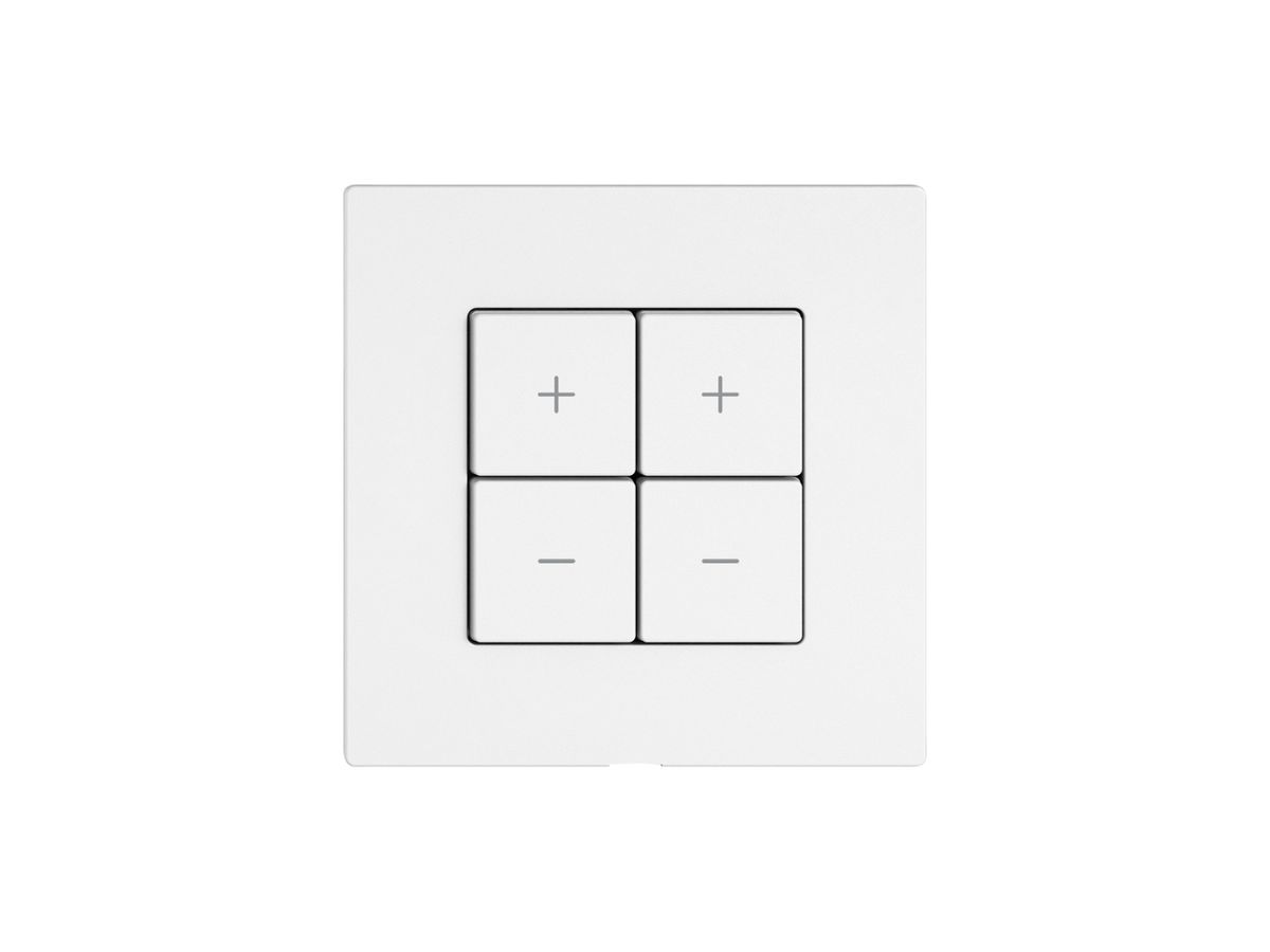 Bedienaufsatz zu Dimmer EDIZIO.liv Wiser SNAPFIX® 2K WLAN 4T ws