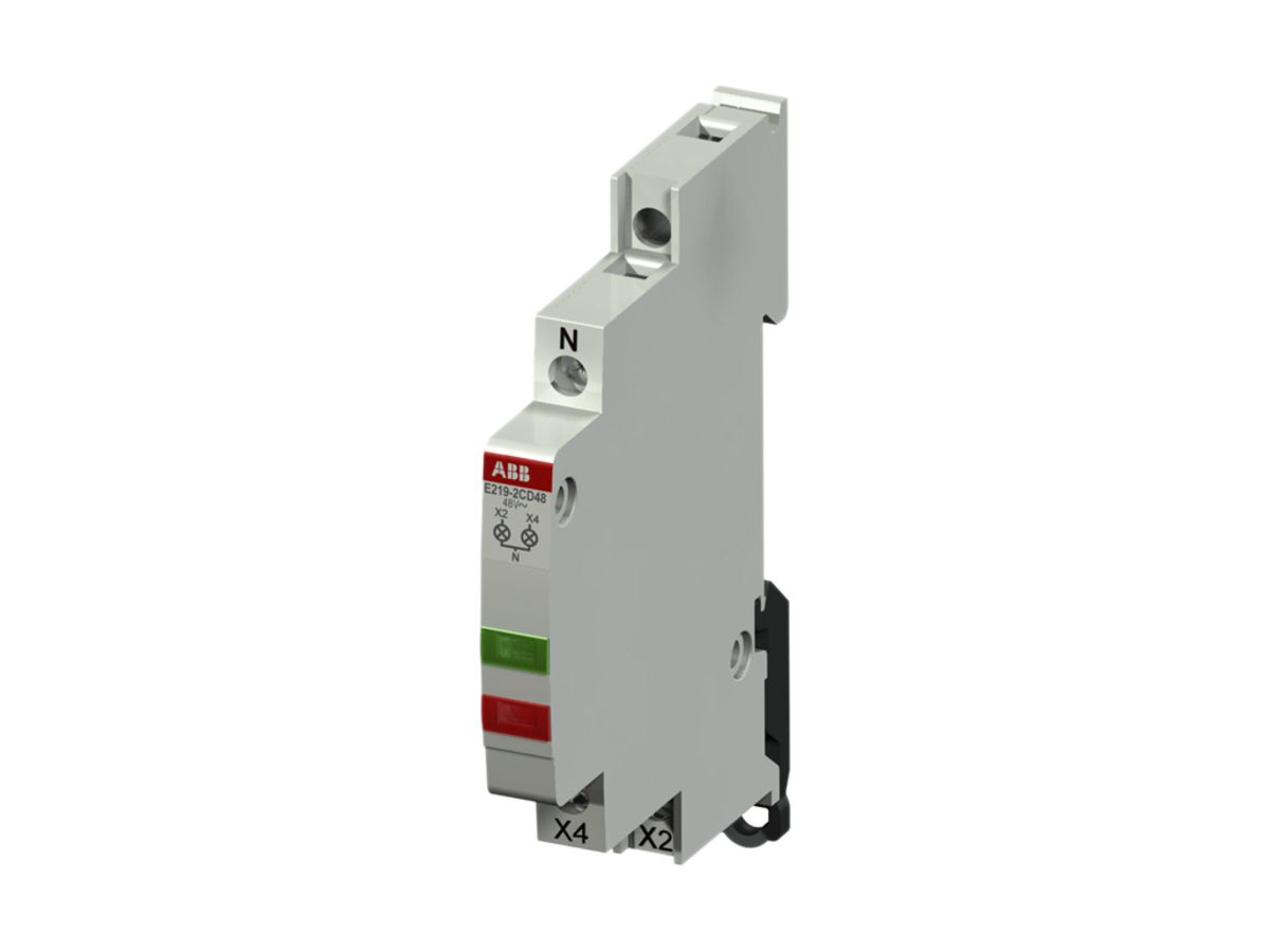 REG-Leuchtmelder ABB LED grün/rot 12…48VAC, E219-2CD48