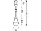 LED-Baustellenleuchte LEDVANCE 10W 1055lm 840 Ø60×98mm weiss 3 Stk