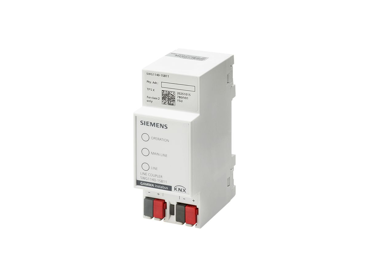 REG-Linienkoppler KNX Siemens N 140S11 Data Secure LED 2TE