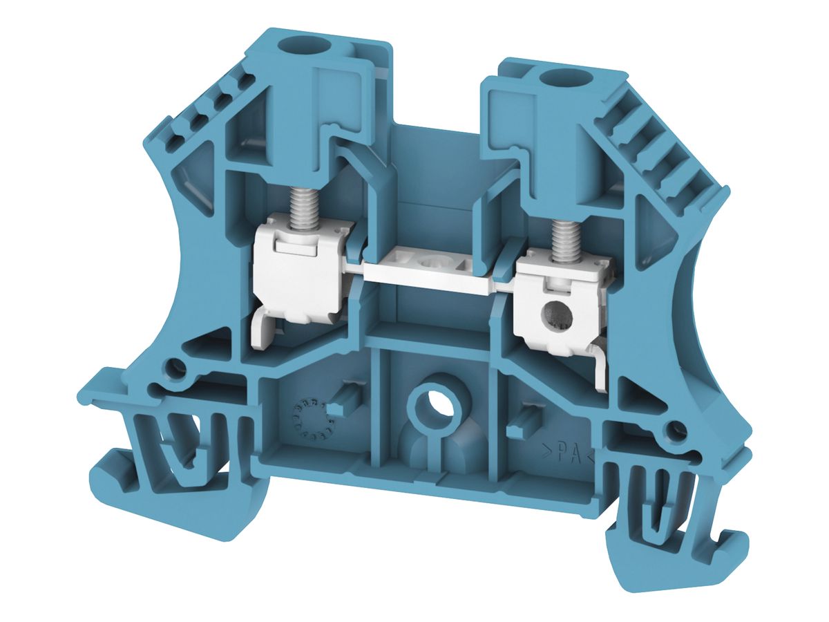 Durchgangs-Reihenklemme 0.5…4mm² 32A 800V TH35/G32 blau