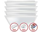 EB-LED-Leuchtenset ESYLUX CELINE-2 600×600 4×30W 827…865 16000lm opal