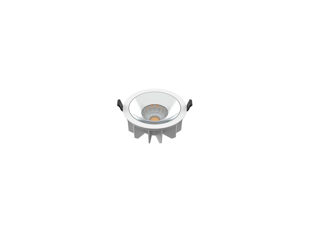 LED-Downlight SLV DOWNLIGHT P 30 15W 2700lm 4000K IP54 WB Ø165×82mm weiss