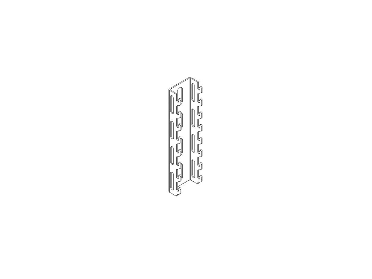 Hakenschiene 100mm 4×2