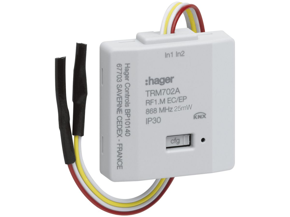 EB-RF-KNX-Binäreingang 2-fach TRM702A batteriebetrieben