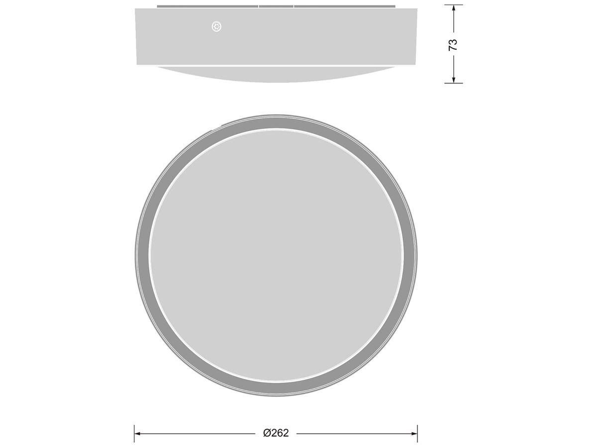 LED-Decken-/Wandleuchte LEDVANCE BULKHEAD ROUND 9.5W 1220lm 830/840 IP65 schwarz