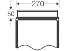 Anbauflansch 240×92mm ohne Einführung Hensel ENYSTAR