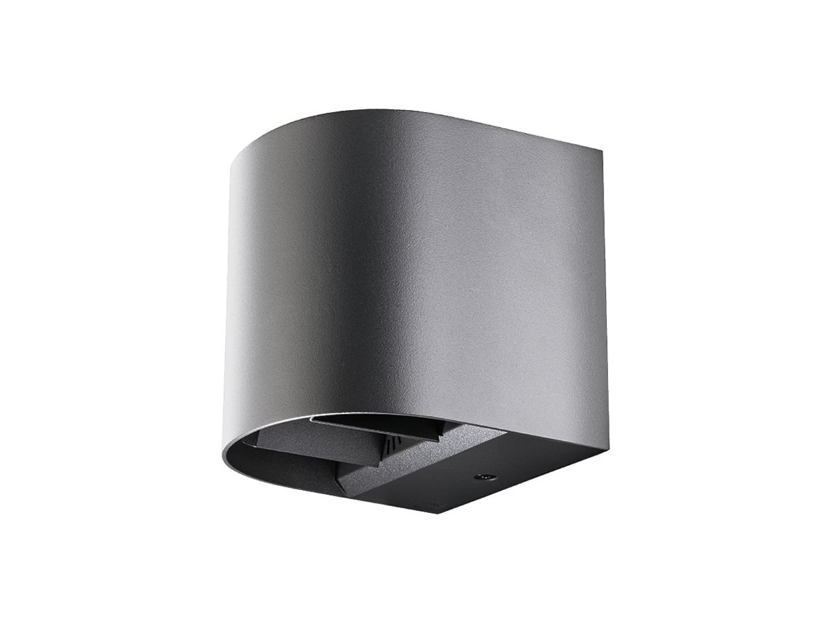 LED-Wandleuchte SG Artes Round 8W 360lm 830 IP65 DIM dir./indir.120×120mm an