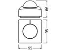 AP-Präsenzmelder LEDVANCE HIGHBAY IP54 AC 1W 95×95×65mm