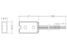 Steckverbinder Tridonic zu Lichtband LLE FLEX IP67 EXC2, rechts, 2Stk