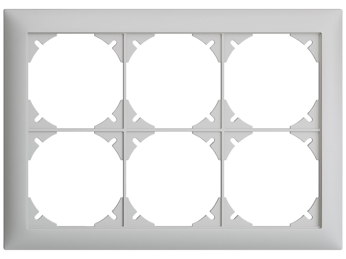 UP-Kopfzeile EDIZIOdue SNAPFIX® 2×3 horizontal 208×148mm hellgrau