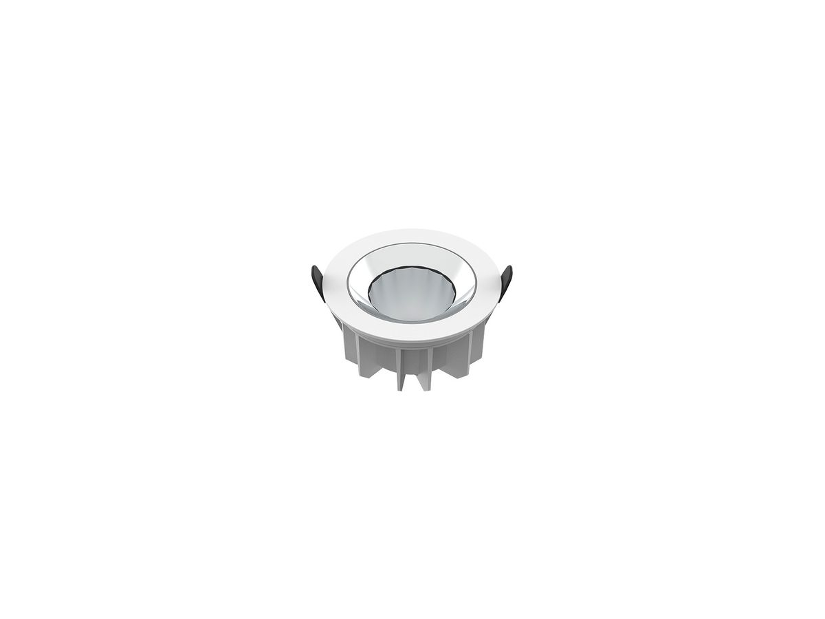 LED-Downlight SLV DOWNLIGHT P 115 11W 630…3550lm 3000K IP54 WB DALI Ø100mm weiss