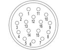 Buchse Weidmüller SAI-M23-BE-16 Crimpanschluss M23 16L