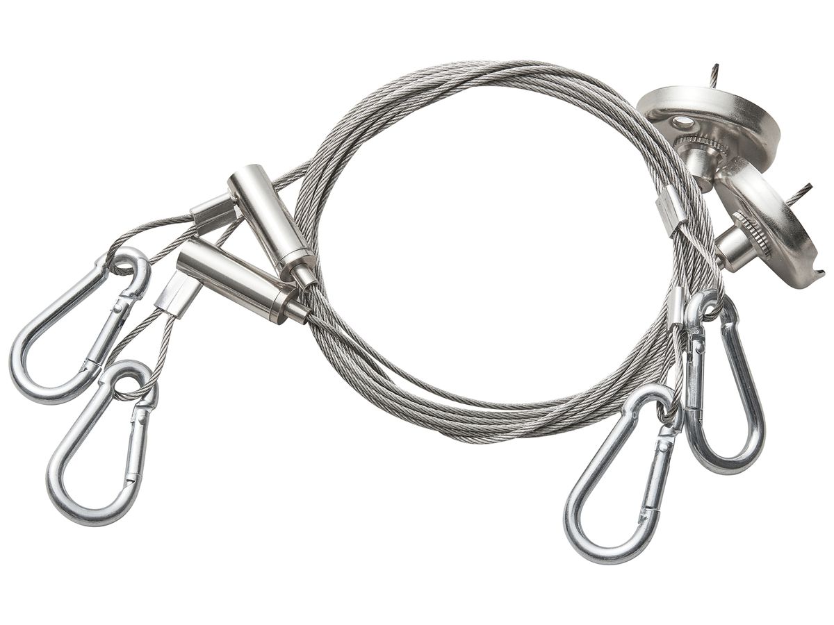 Seilabhängung Sylvania GRADEO 1500×155×77mm Stahl Zink 2Stk