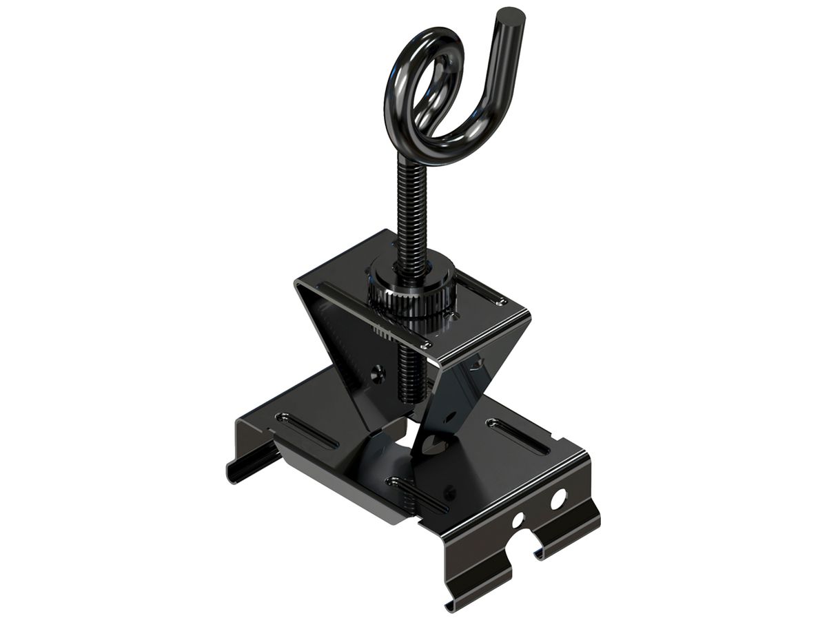 Abhängehalterung SLV EASYLIGHT CSK 56.5mm 36.2×108mm Edelstahl schwarz