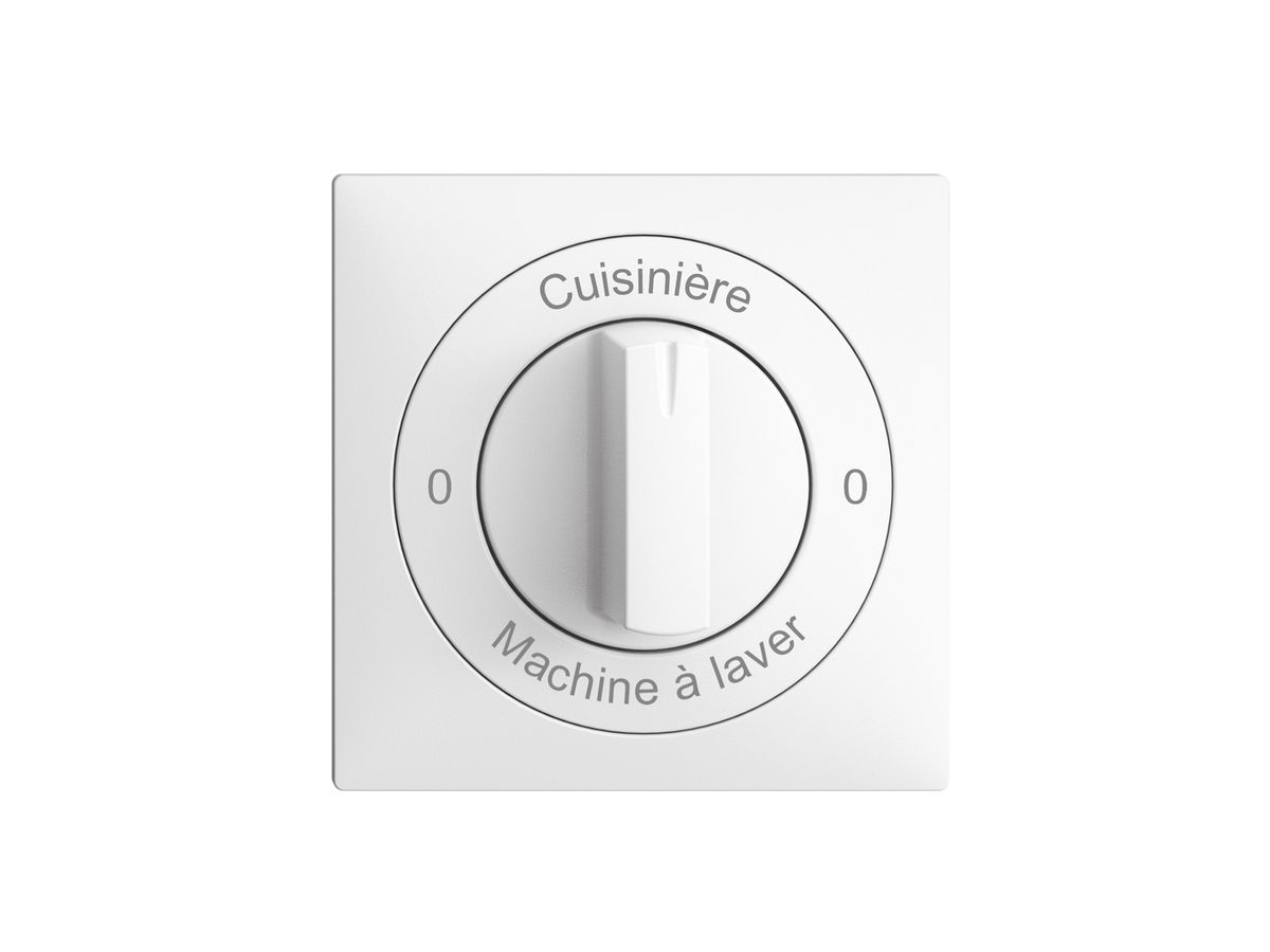 Frontset 0-Cuisinière-0-Machin à laver EDIZIOdue 60×60mm weiss