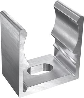 Metall mit Befestigungsloch