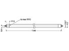 LED-Röhre LEDVANCE EXT HO54 P G5 42V 26W 4000lm 4000K DIM 1149mm