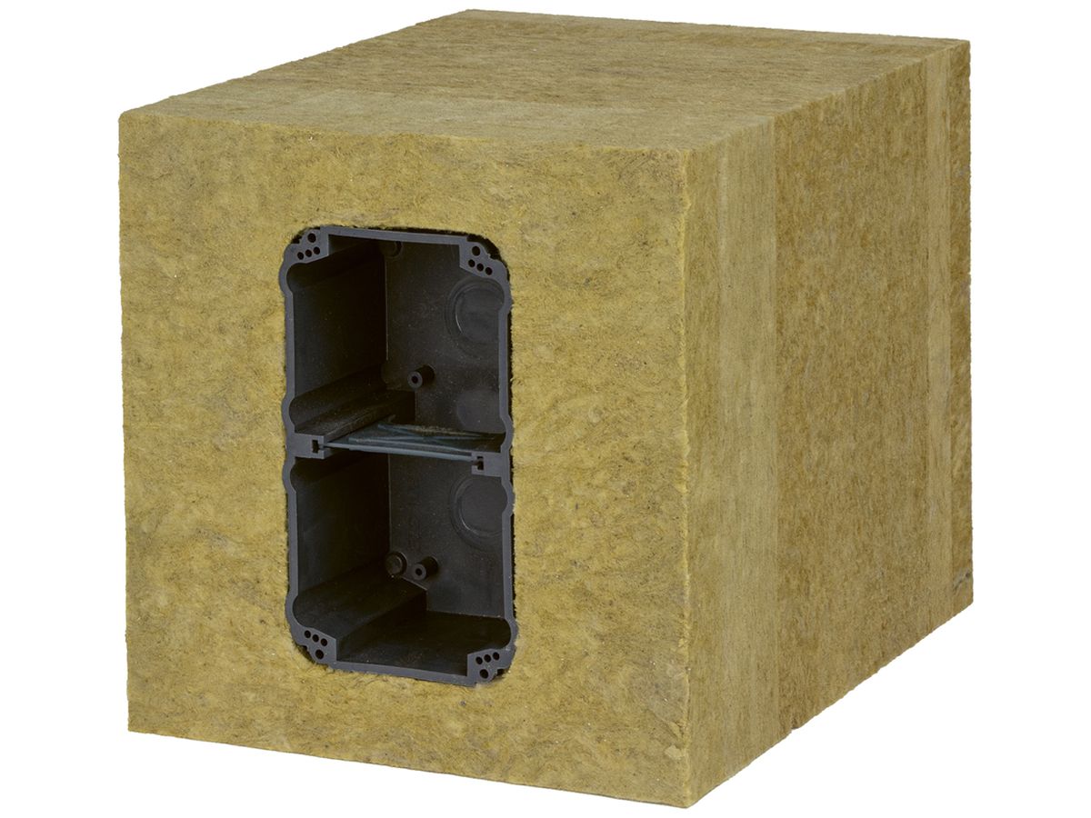Kombidose 2×1 TIE-Systemelement 180…220mm Steinwolle