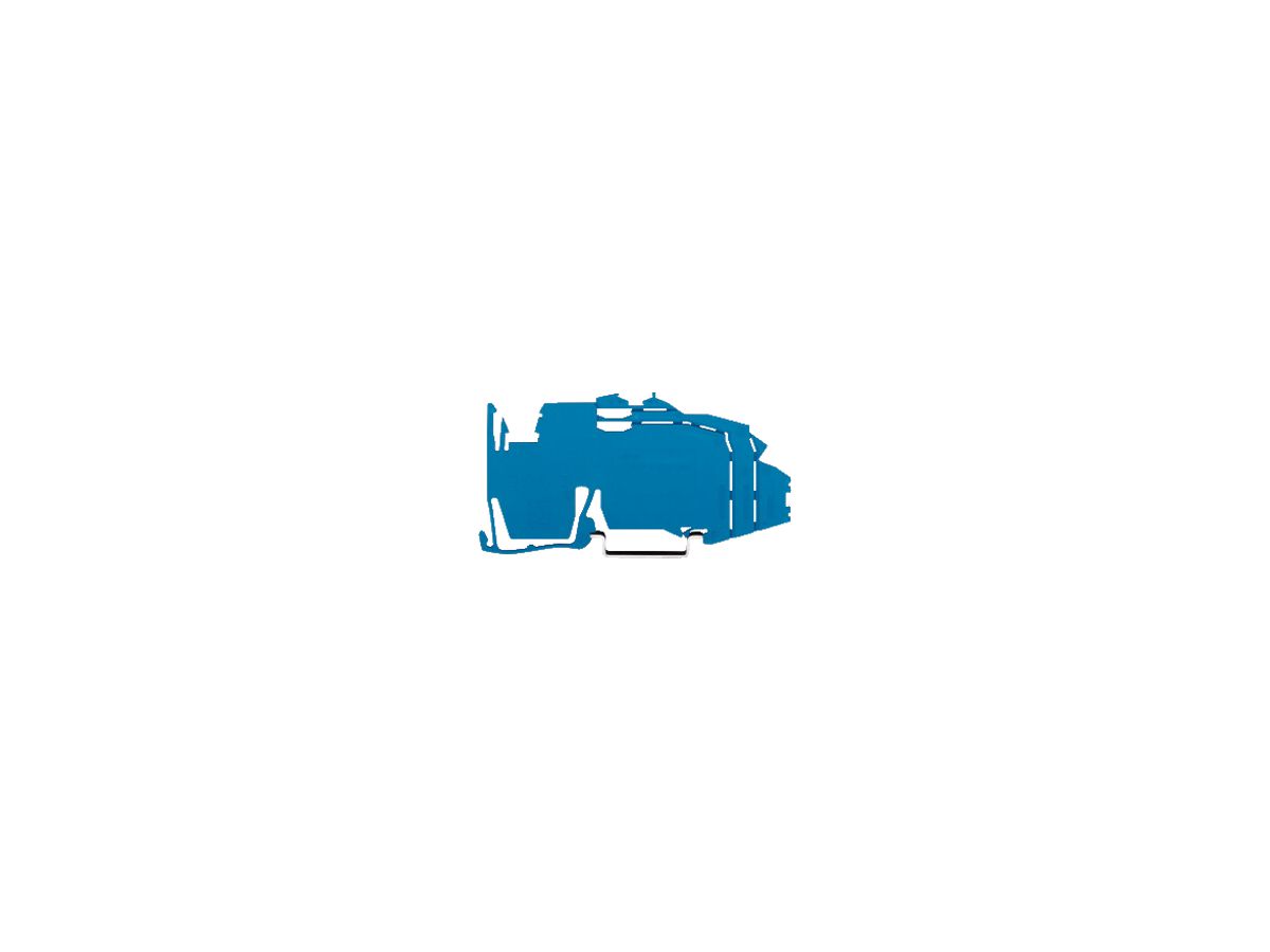 Sammelschienenhalter WAGO 1.5mm blau