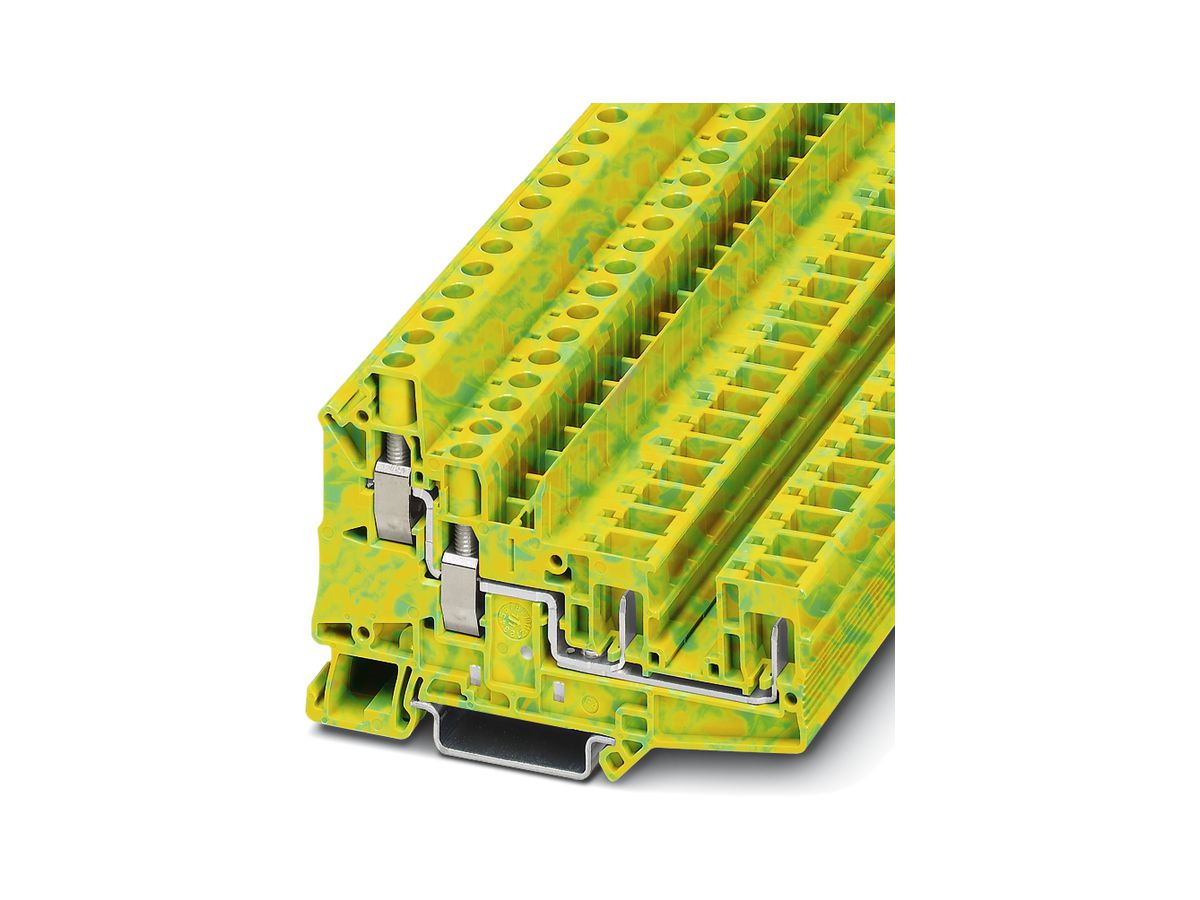 Durchgangsreihenklemme 0.2…10mm² grün-gelb UT 6-QUATTRO/2P-PE