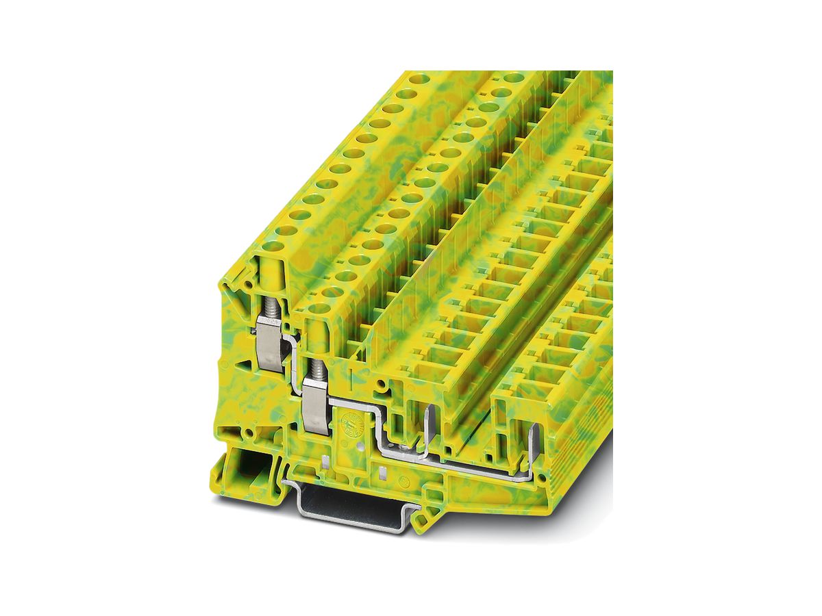 Durchgangsreihenklemme 0.2…10mm² grün/gelb UT 6-QUATTRO/2P-PE