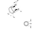 Kabelverschraubung Messing M12 5…7mm Gewinde kurz runder Zwischenstutzen