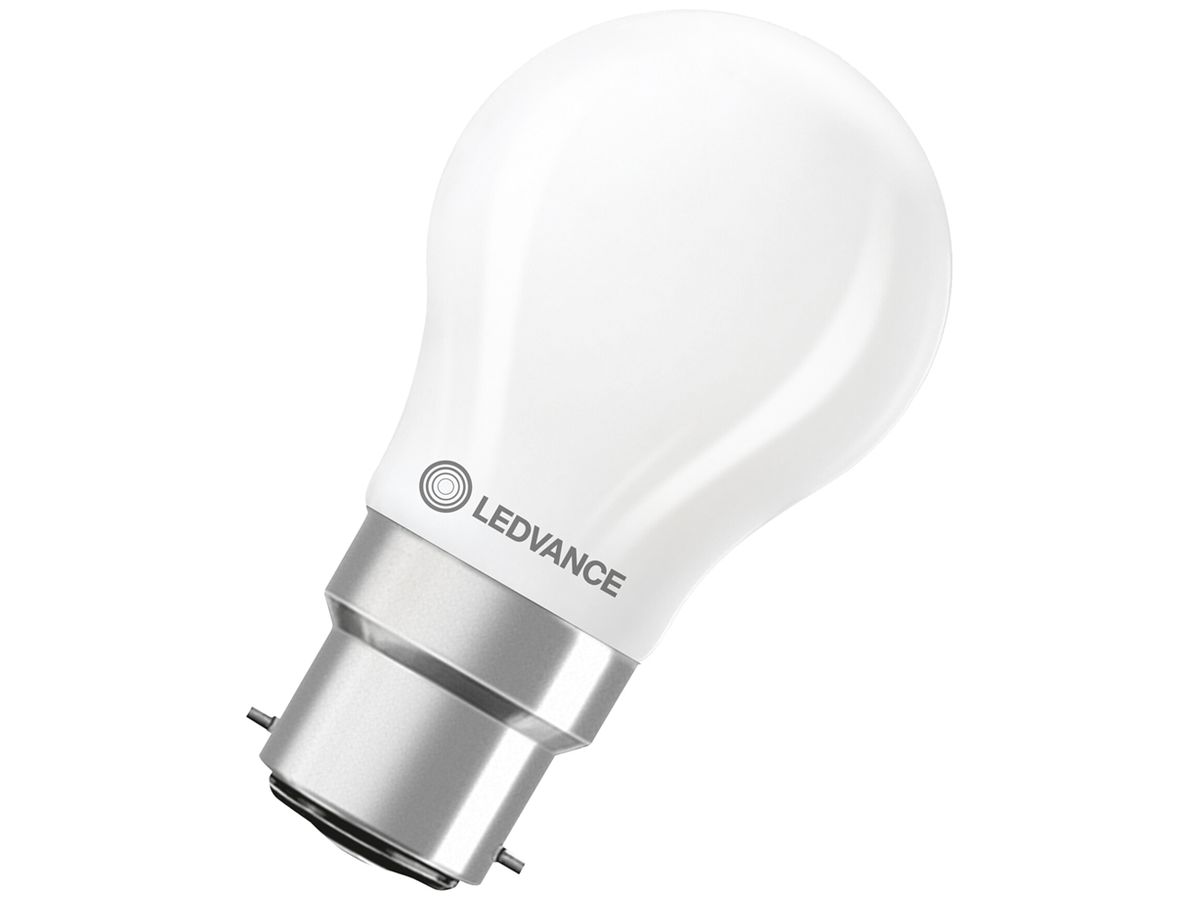LED-Lampe LEDVANCE CLASSIC B22d 3.4W 470lm 827 DIM mattiert Ø45×79mm