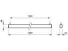 LED-Pendelleuchte Philips SP532P 34W 4700lm 940 DALI 1409mm aluminium