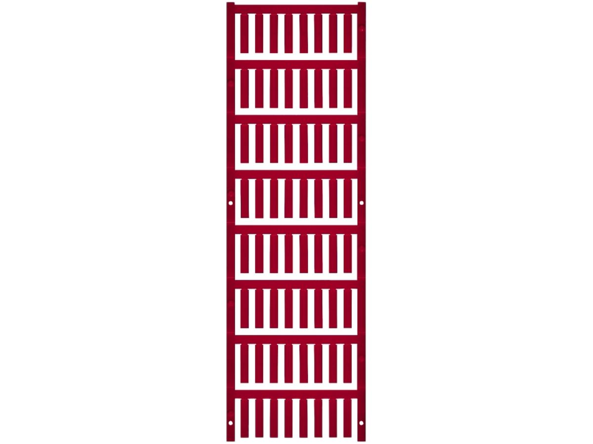 Leitermarkierer Weidmüller MultiCard SF für Ø3…3.7mm 21×4.6mm PA66 rot