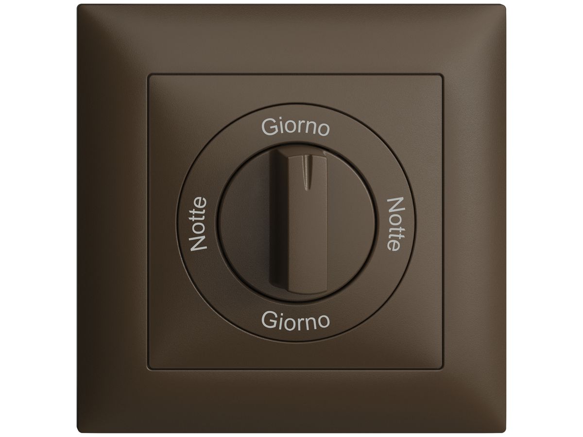 Frontset Notte-Giorno-Notte-Giorno EDIZIOdue 88×88mm coffee