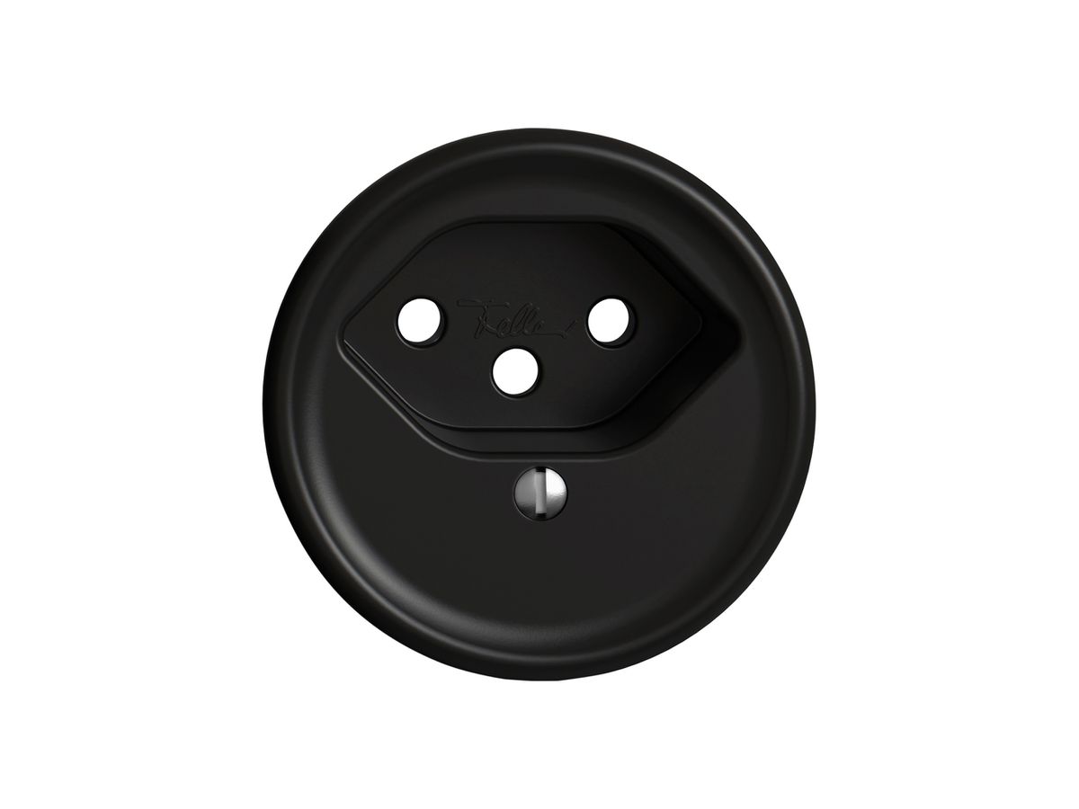 Frontscheibe Feller 1×T13 Ø53mm schwarz