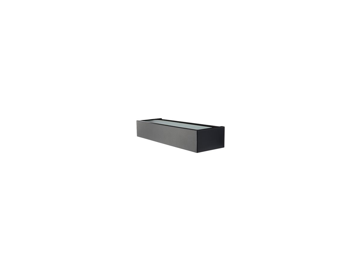 LED-Wandleuchte SG Edge 7W 580lm 830 IP65 DIM indirekt 320×103mm schwarz