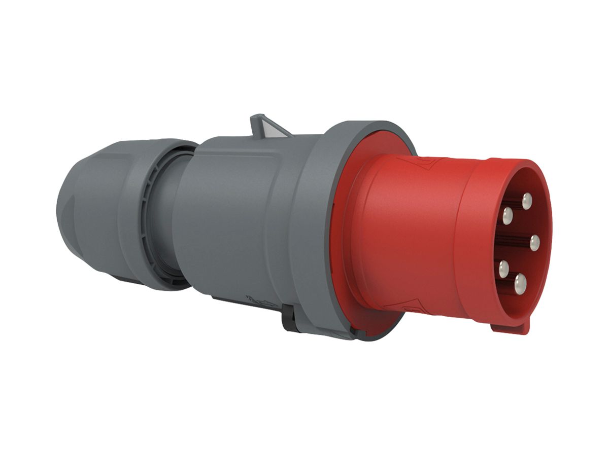 Stecker CEE Bals INNOLINQ-Design 5P 63A 400V rot 6h IP44 schraublos