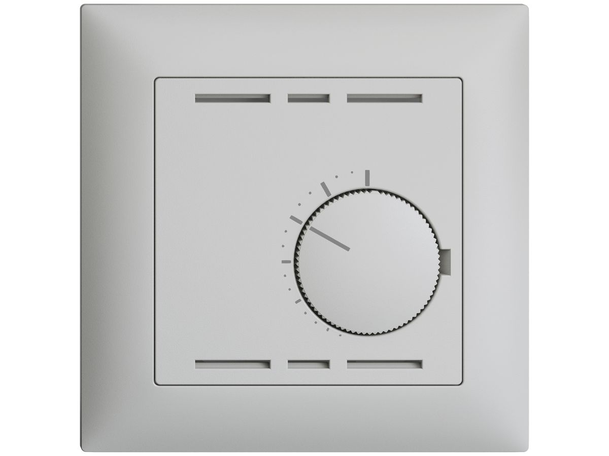 UP-Raumthermostat EDIZIOdue hellgrau ohne Schalter