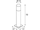 Standleuchte SLV LISENNE POLE 70, E27 IP54 grau