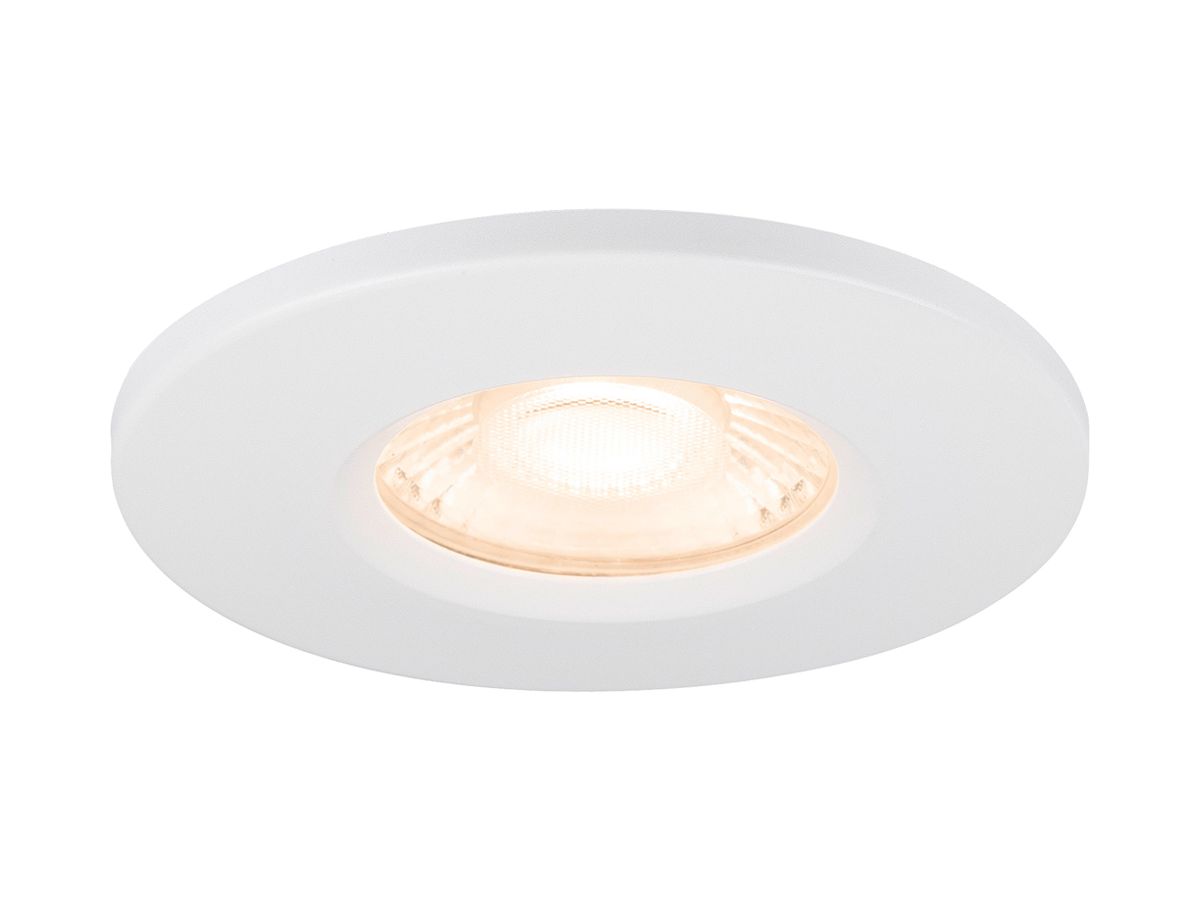 LED-Downlight SLV UNIVERSAL FIX 5W 690lm 2700…6500K IP65 MB DIM Ø68 weiss